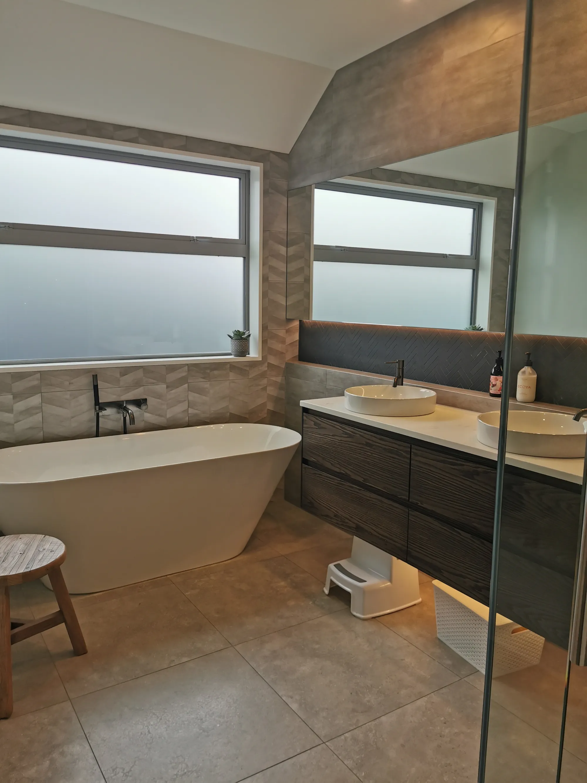 Full bathroom wall and floor tiling — Christchurch