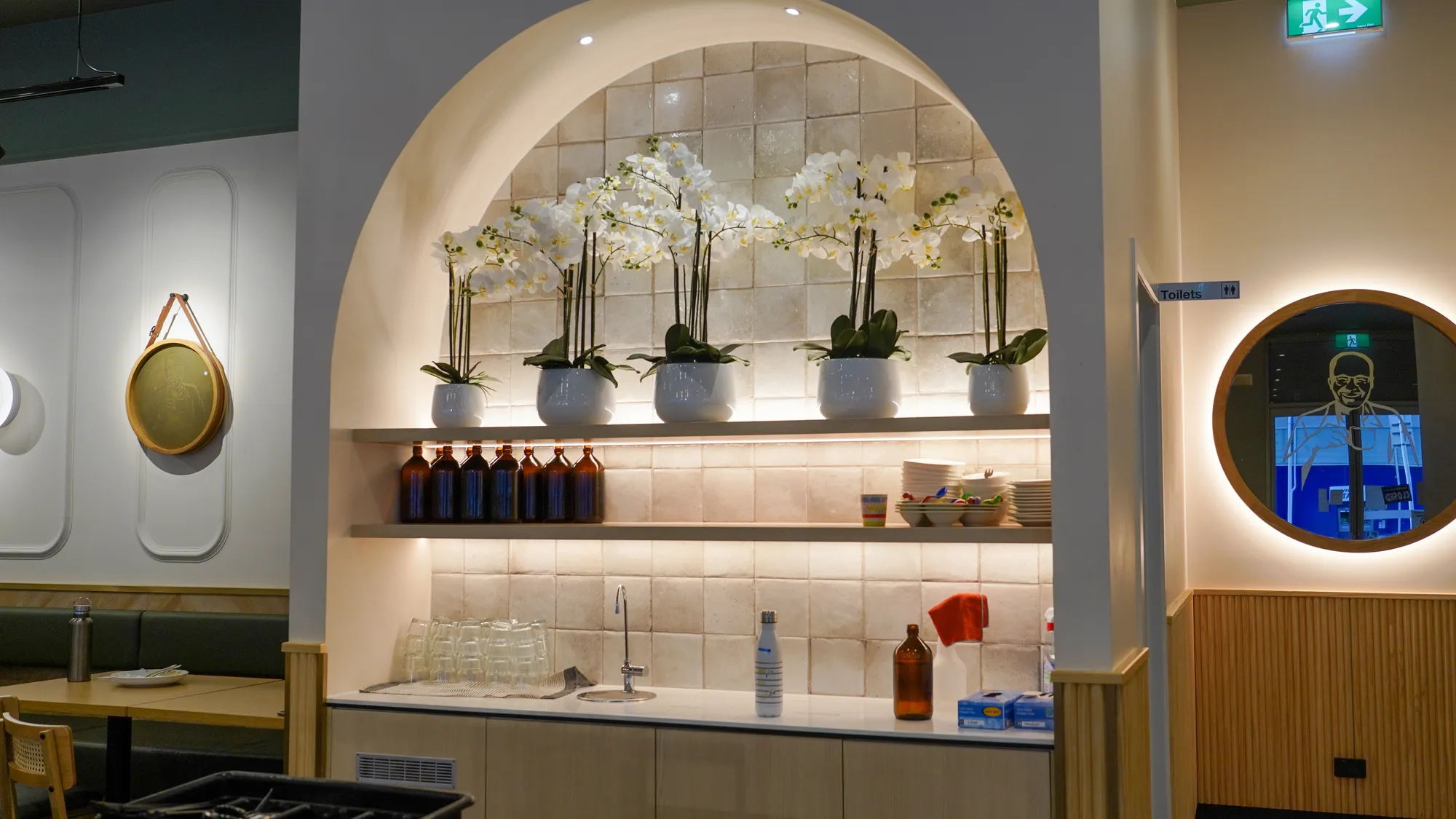 PappaRich Riccarton interior detail