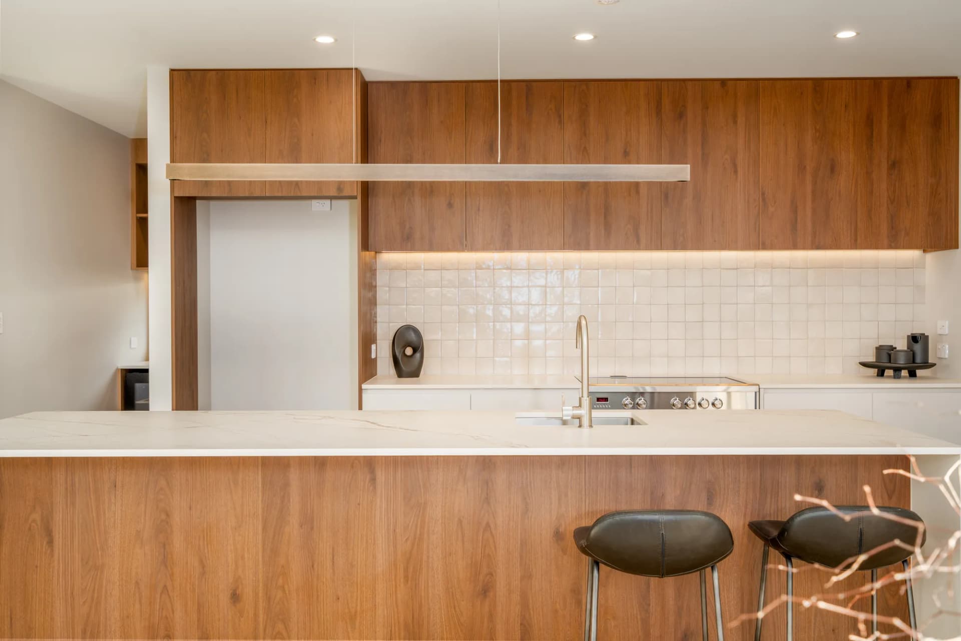 Kitchen tile detail at 18 Burkett Street