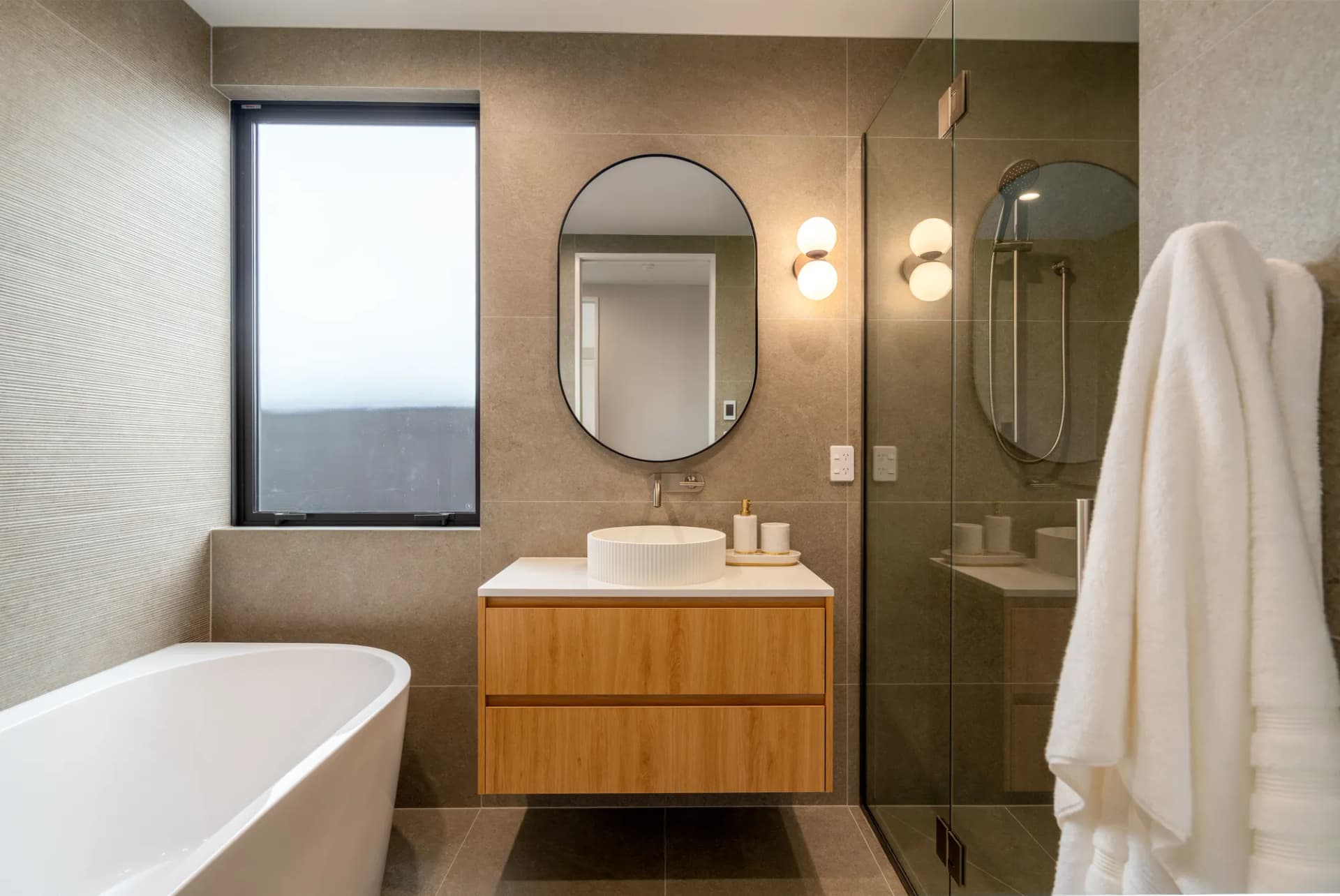 Shower tiling at 18 Burkett Street