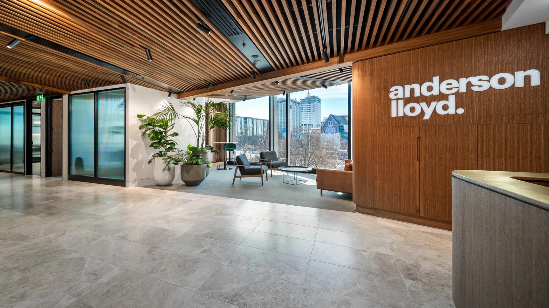 Anderson Lloyd office tile detail