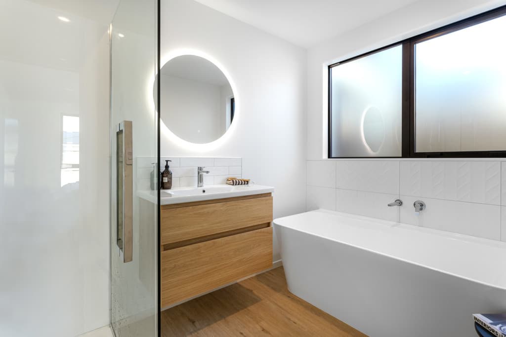 Greenstead residence floor tiling