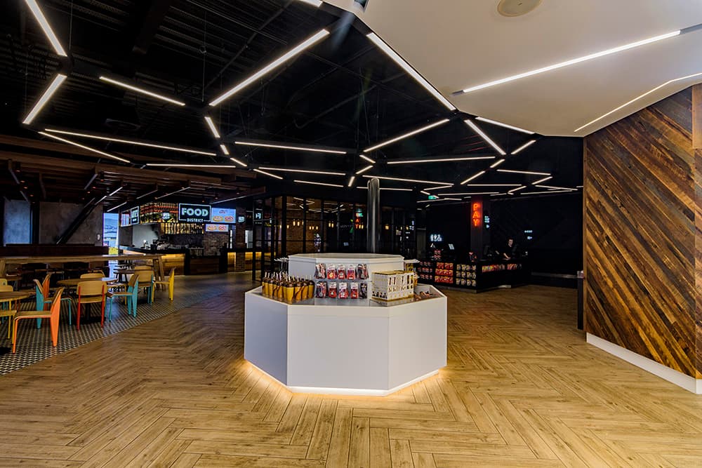 Hoyts EntX Christchurch interior tiling