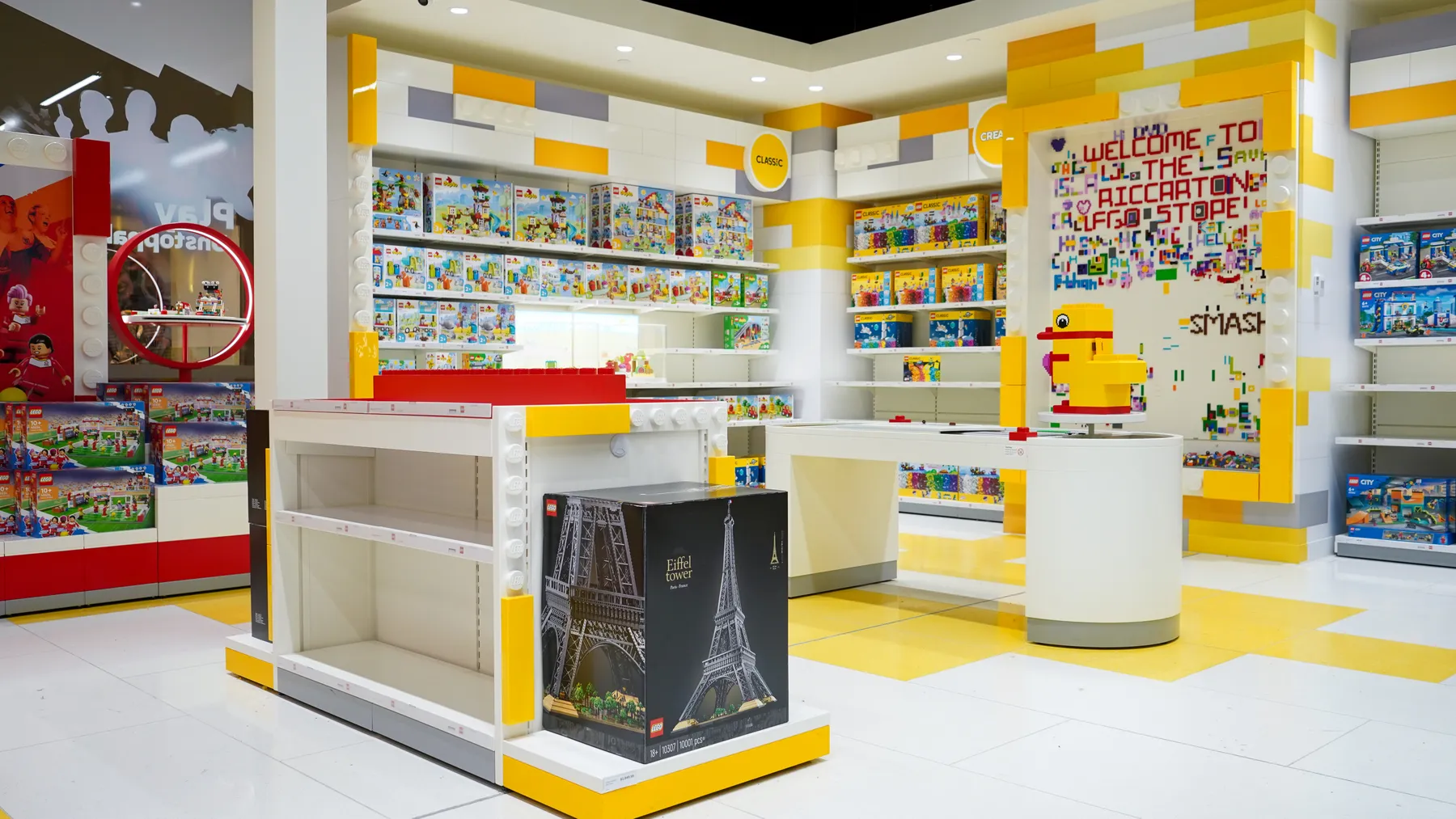 LEGO Store Christchurch retail floor detail
