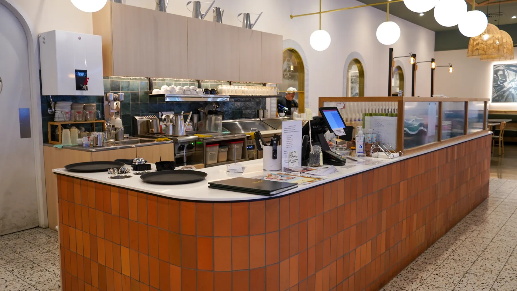 PappaRich Riccarton restaurant floor tiling