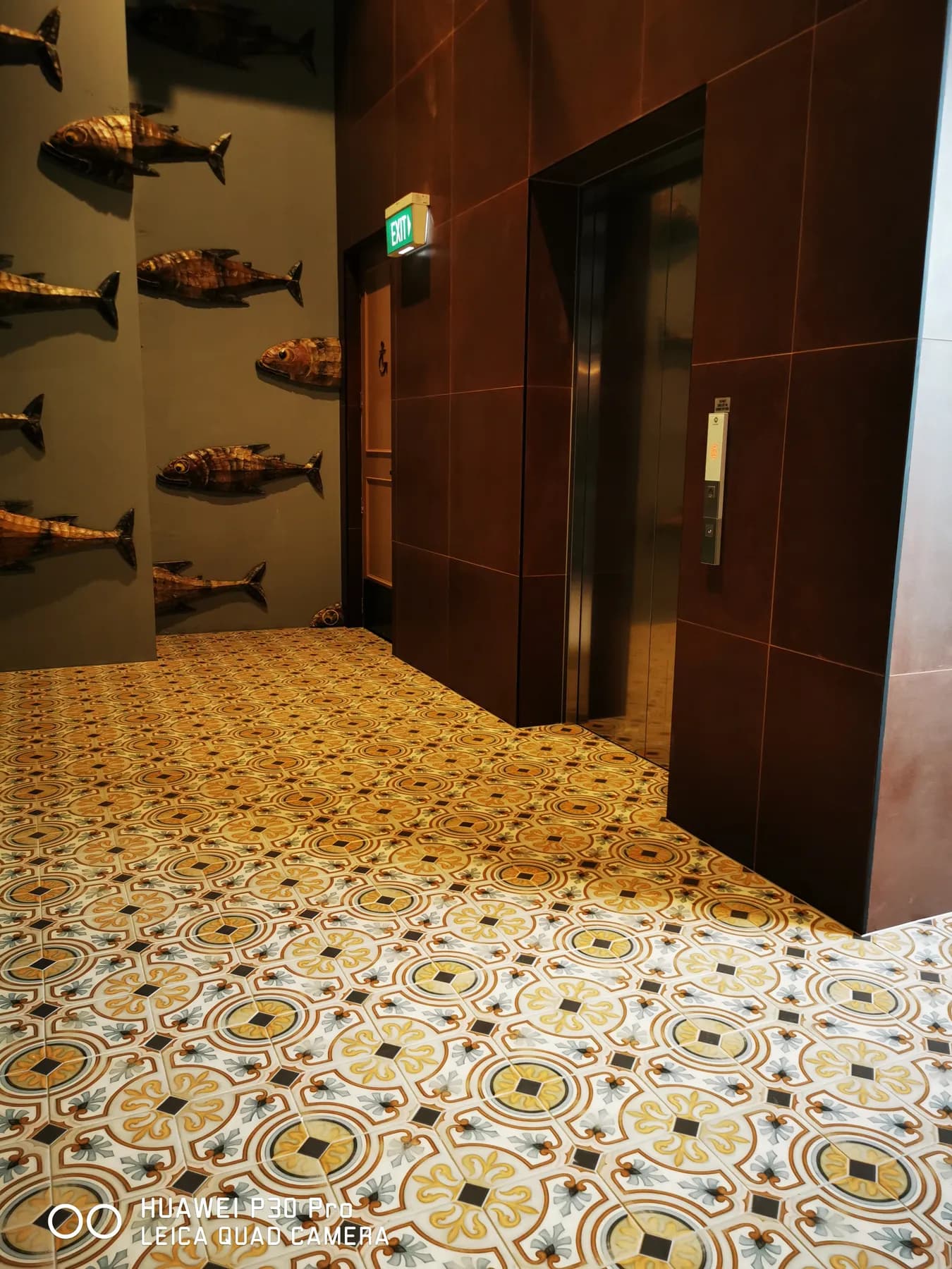 Riverside Market floor tiling, Christchurch CBD